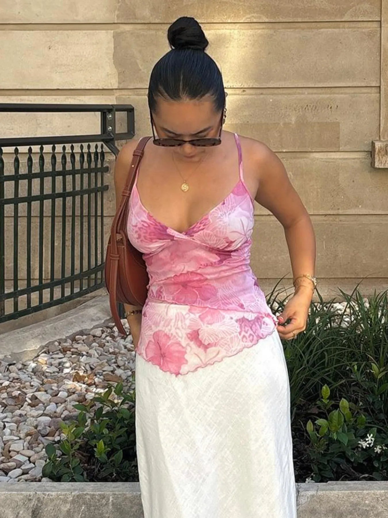 Floral Print Cami Top